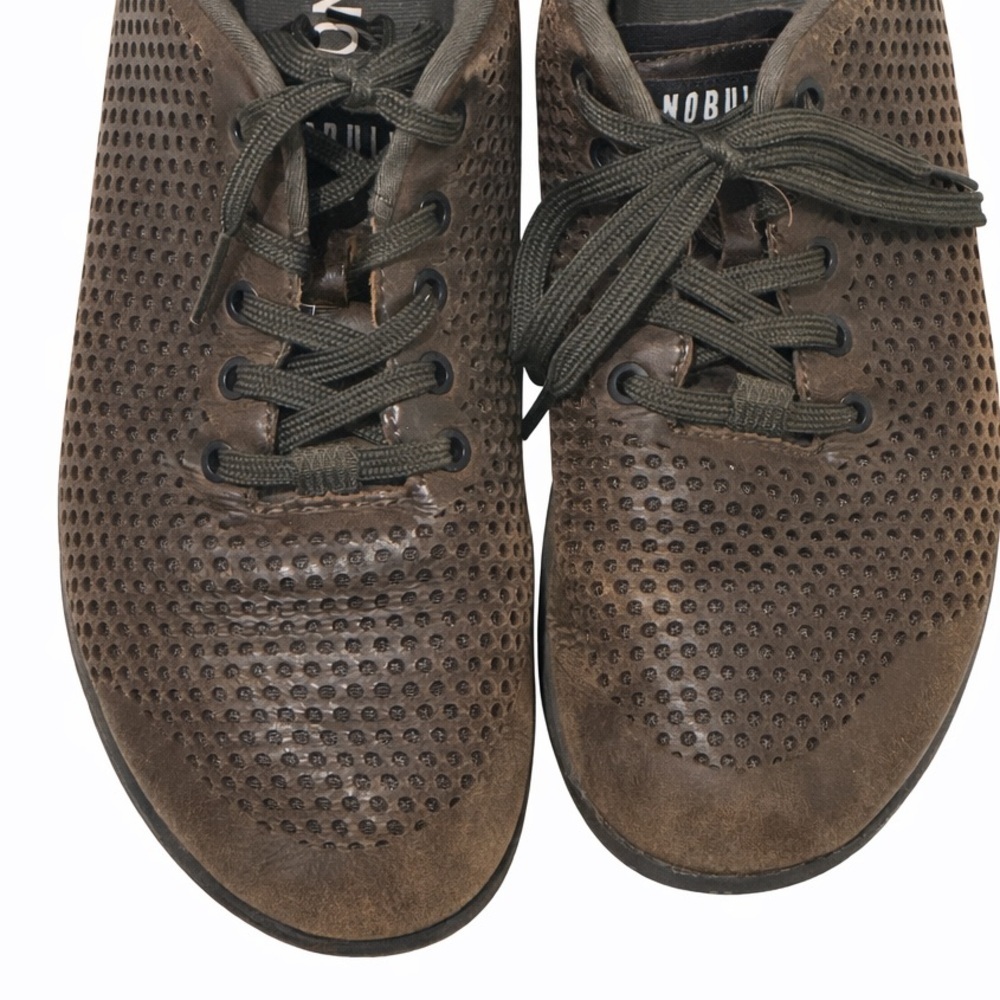 NOBULL Women’s Mesh Trainers – Brown – Size W 12 (Men’s 11) - Picture 2 of 3